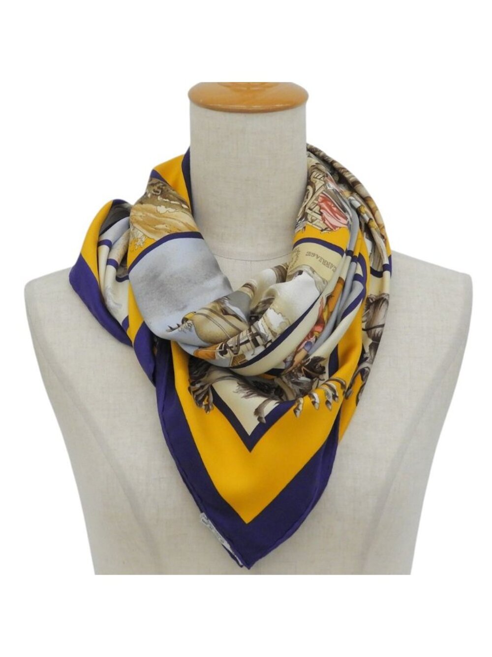Hermes Carre 90 Voyage en Russie Russia Silk Scarf - Picture 2 of 8